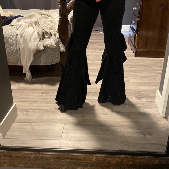 Del Lago Super Flare Pull on Jean / Pant - Blue - Picture 2 of 11